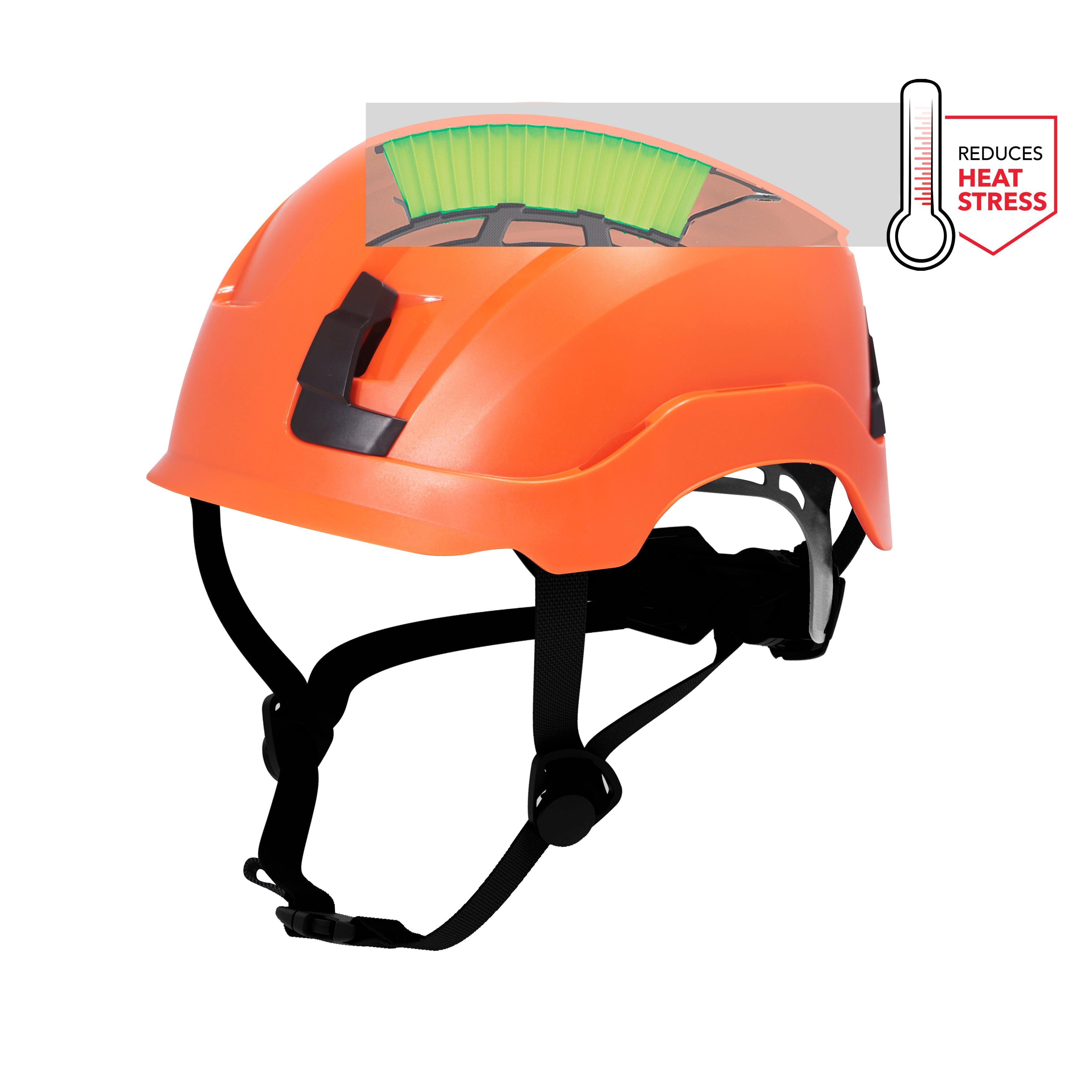 GH400 Helmet Vented Orange 2