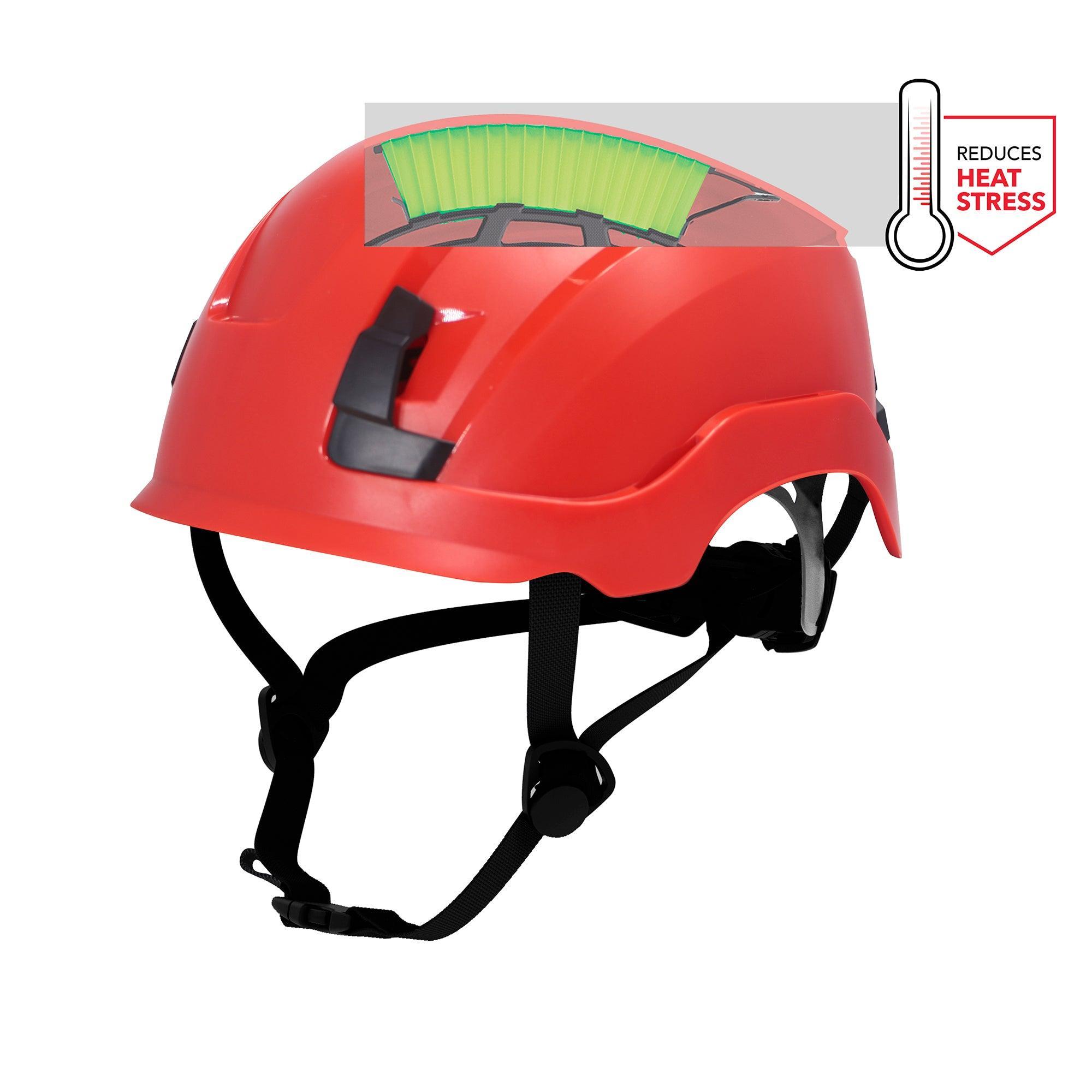 GH400 Helmet Vented Red 2