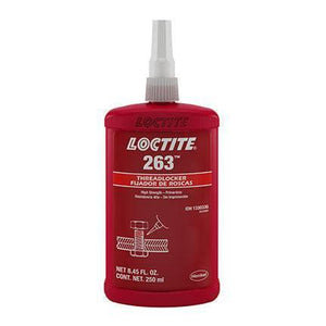 LOCTITE® 263 Red, high strength primerless threadlocker - Apollo Industries llc