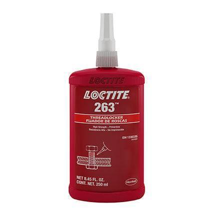 LOCTITE® 263 Red, high strength primerless threadlocker - Apollo Industries llc