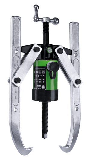 Kukko Y58-215 Hydraulic, 2-arm puller with adjustable clamping depth and hydraulic hollow piston cylinder for pump drive (high tractive force up to 45 t) - Apollo Industries llc
