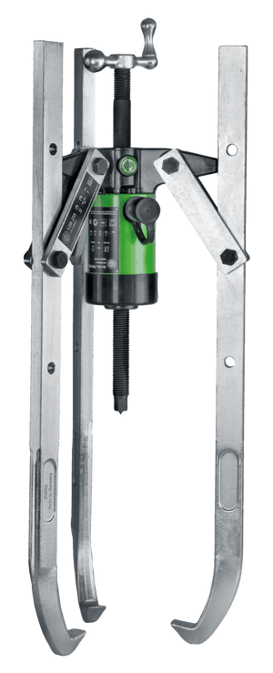 Kukko Y28-216 Hydraulic, 2- and 3-arm pullers with adjustable clamping depth and hydraulic hollow piston cylinder for pump drive (high tractive force up to 45 t) - Apollo Industries llc