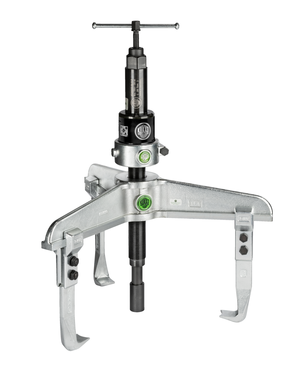 Kukko 11-3-B	Extra strong, 3-arm universal puller with grease hydraulic spindle