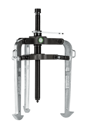 Kukko 12-4 3-arm puller with pre-adjustable puller hooks for internal and external pullers - Apollo Industries