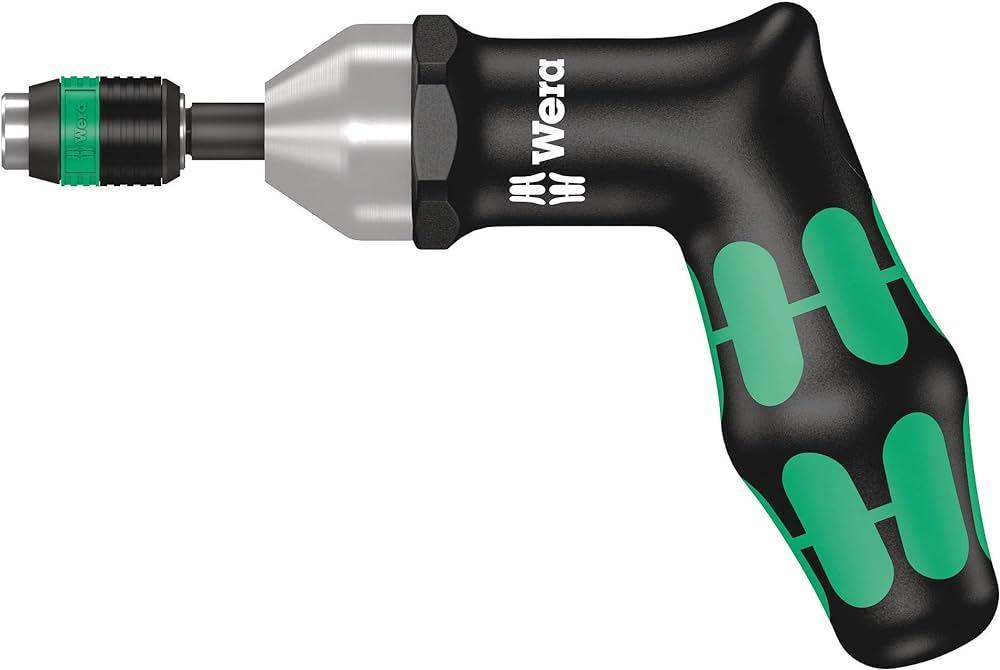 Wera Series 7400 Kraftform pistol handle, adjustable torque screwdrivers (3.0-8.8 Nm) with Rapidaptor quick-release chuck (05074702001) - Apollo Industries