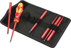 Wera Kraftform Kompakt VDE 7 Universal 1 screwdriver, 7 pieces (05003470001) - Apollo Industries
