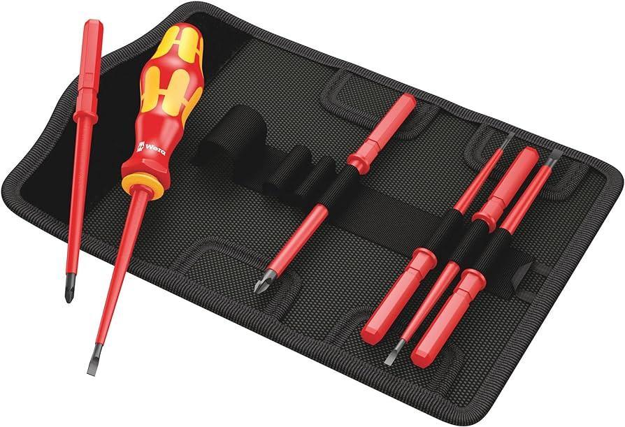 Wera Kraftform Kompakt VDE 7 Universal 1 screwdriver, 7 pieces (05003470001) - Apollo Industries