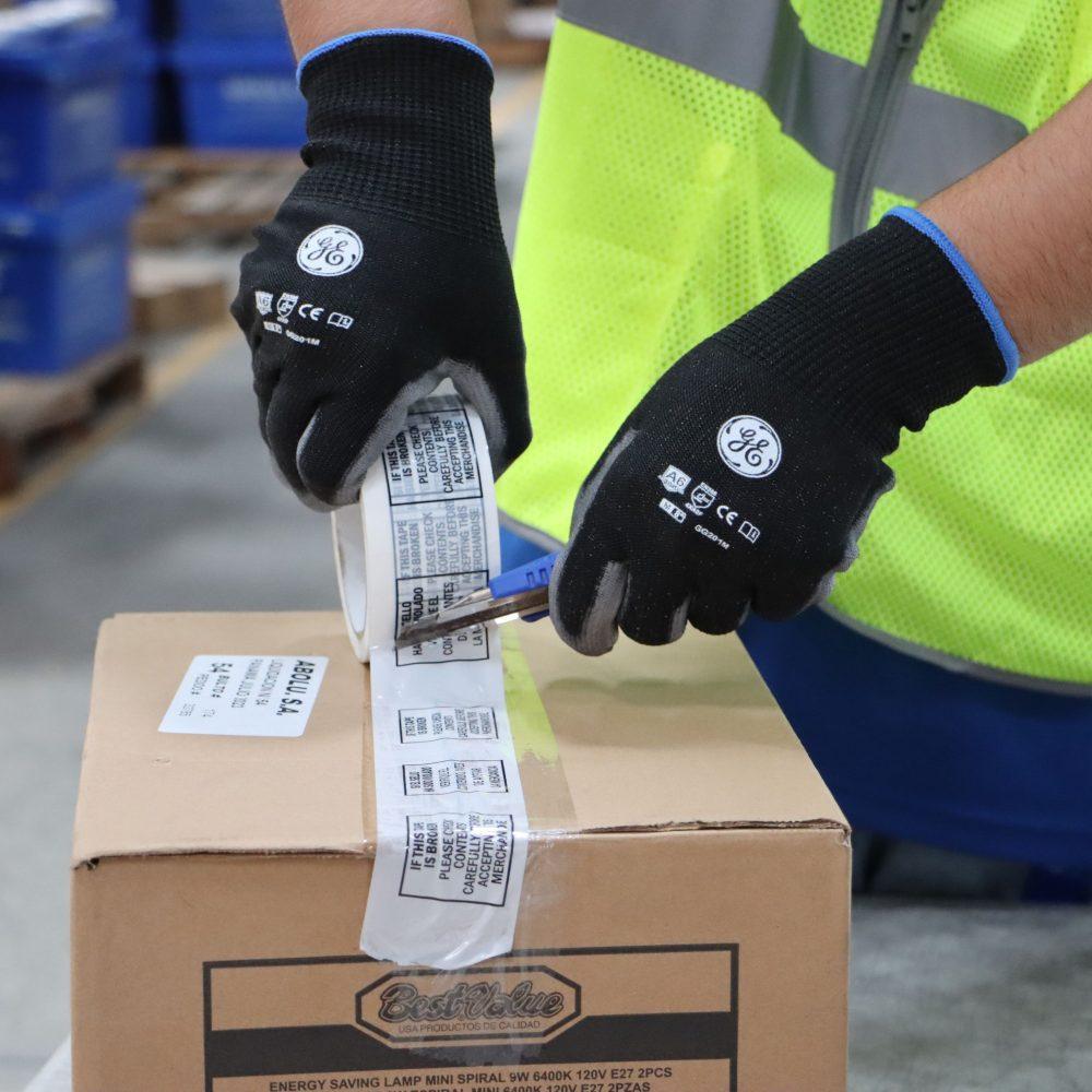 General Electric 13 GA PU Dipped Gloves A6 cut resistant gloves - Apollo Industries