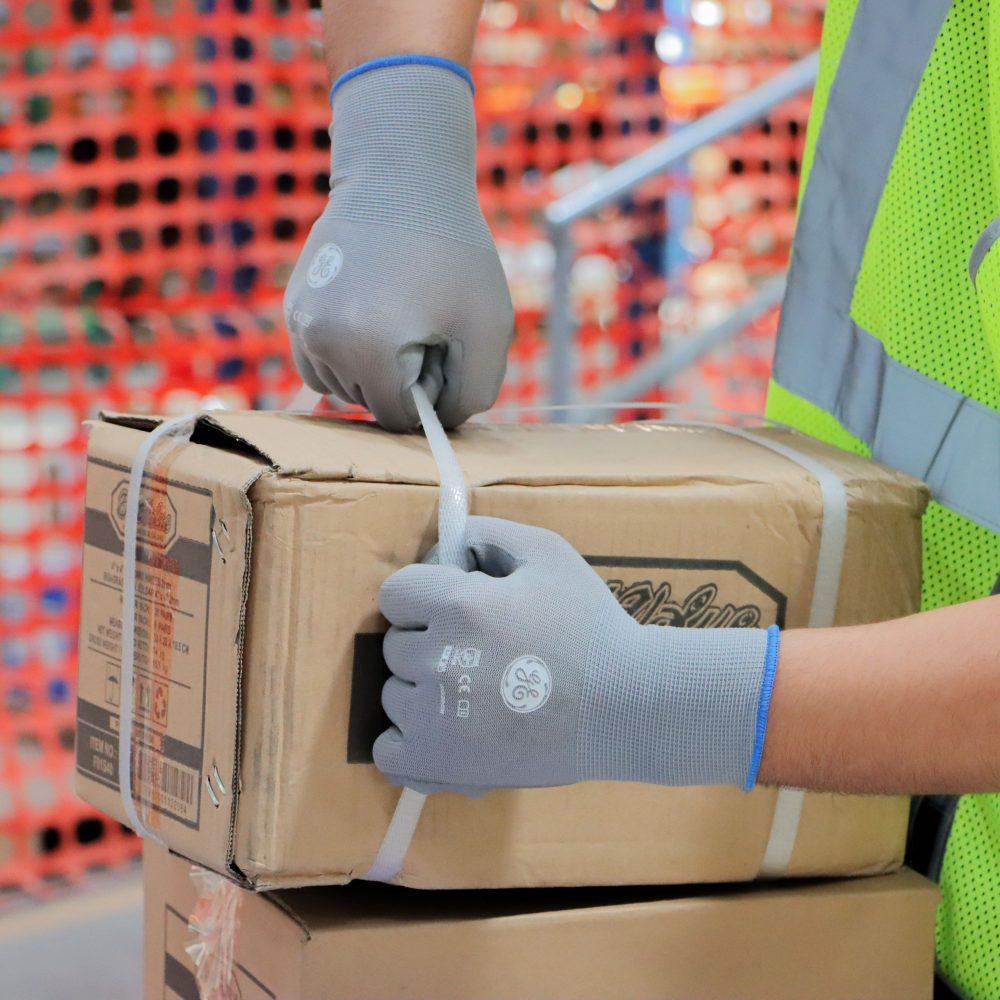 General Electric 15 GA PU Dipped general purpose gloves - Apollo Industries