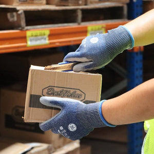 General Electric 13 GA PU Dipped Gloves A4 cut resistant gloves - Apollo Industries