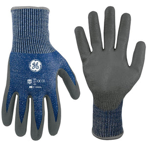 General Electric 13 GA PU Dipped Gloves A4 cut resistant gloves - Apollo Industries