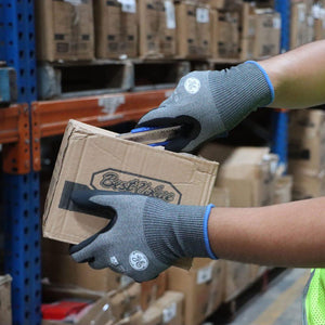 General Electric 18 GA Touch Screen Micro Foam Nitrile Dipped Gloves A4 cut resistant gloves - Apollo Industries