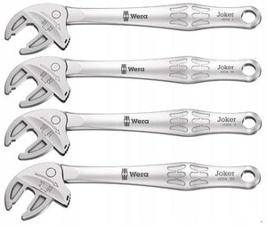 Wera 6004 Joker 4 set 1 Self-setting spanner set, 4 pieces (05020110001) - Apollo Industries