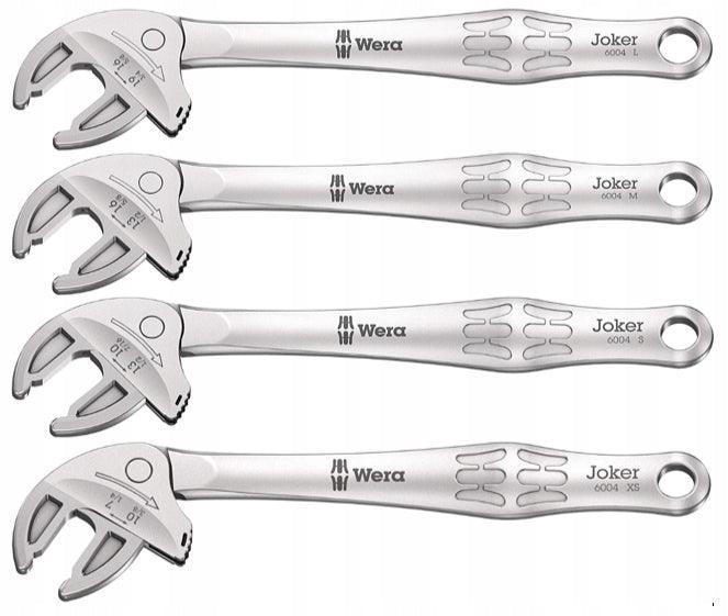 Wera 6004 Joker 4 set 1 Self-setting spanner set, 4 pieces (05020110001) - Apollo Industries