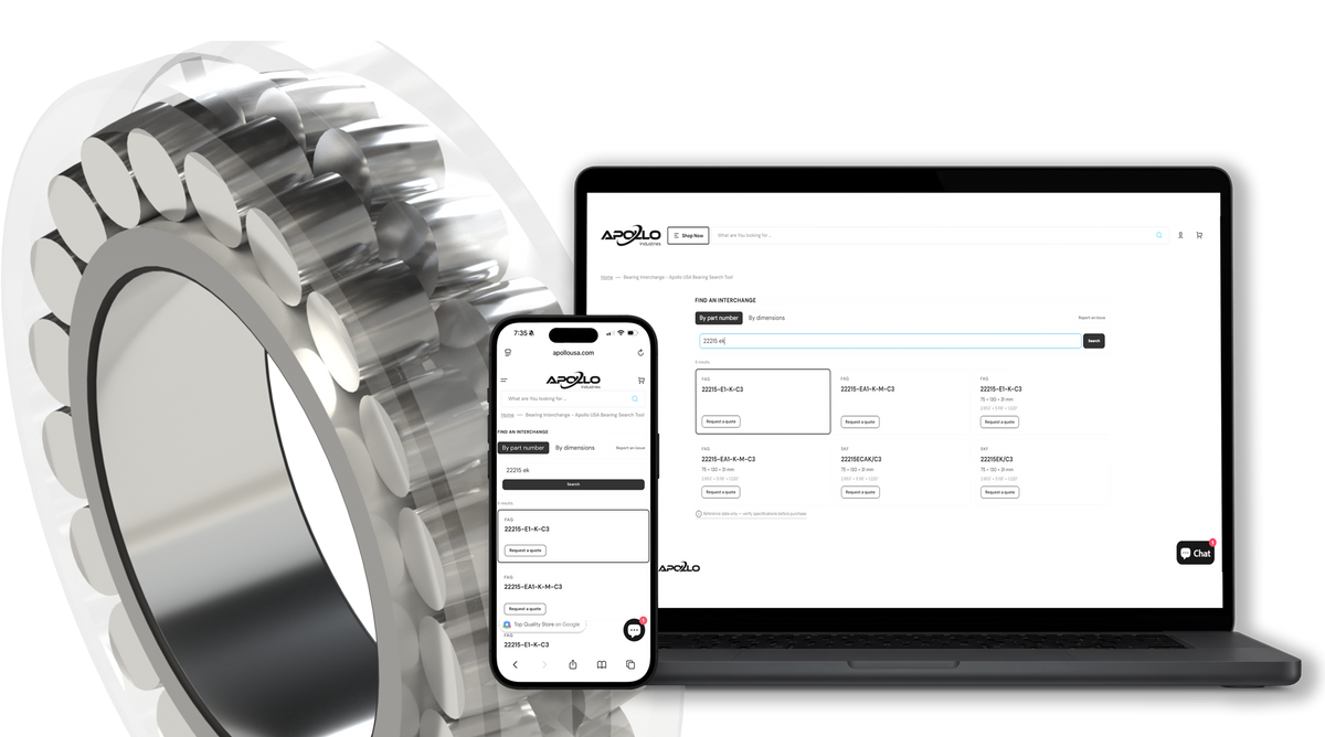 Apollo USA Bearing Search Tool