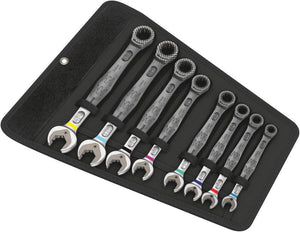 Wera 6000 Joker 8 Imperial Set 1 Ratcheting combination wrenches set, Imperial, 8 pieces (05020012001) - Apollo Industries
