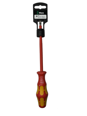 Wera 160I 1,2 X 6,5 X 150 MM HANG-TAG VDE-INSULATED SCREWDRIVER 05100006001