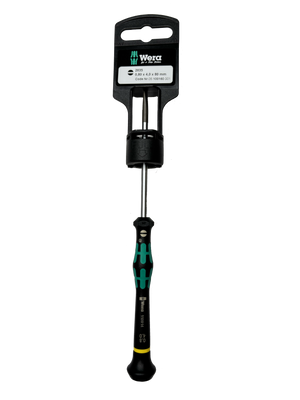Wera 2035   0,80 X 4,0 X 80 MM HANG-TAG MICRO S/DRIVER FOR SLOTTED SCREWS 05100160001