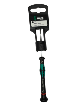 Wera 2050 PH 0 X 60 MM HANG-TAG MICRO S/DRIVER FOR PHILLIPS SCREWS 05100167001