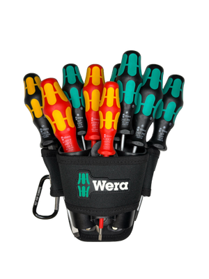 Wera 9620 BELT HOLSTER SET 1, 10 PIECES 05136032001