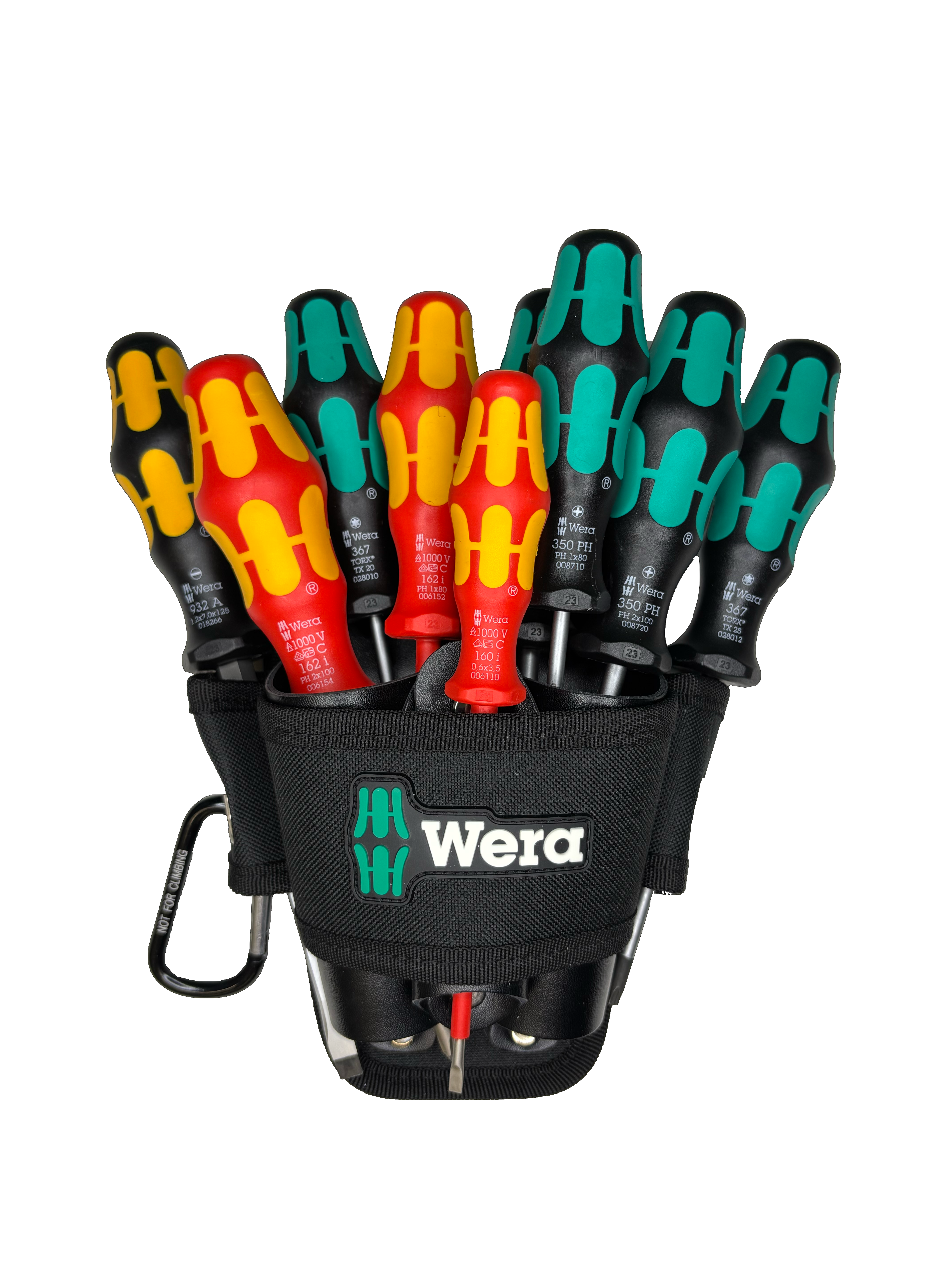 Wera 9620 BELT HOLSTER SET 1, 10 PIECES 05136032001