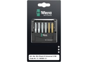 Wera *BIT-CHECK 6 UNIVERSAL 3 SB * 05136380001