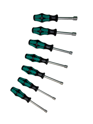 Wera 395 HOLO/7 SW 3/16" - 1/2" SCREWDRIVER SET 05345230001