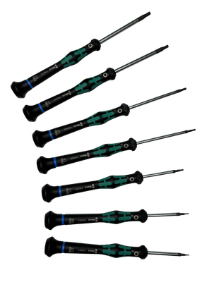 Wera 2054/7 ELECTRONICS HEXAGON SCREWDRIVER HEX-PLUS SET 05345273001