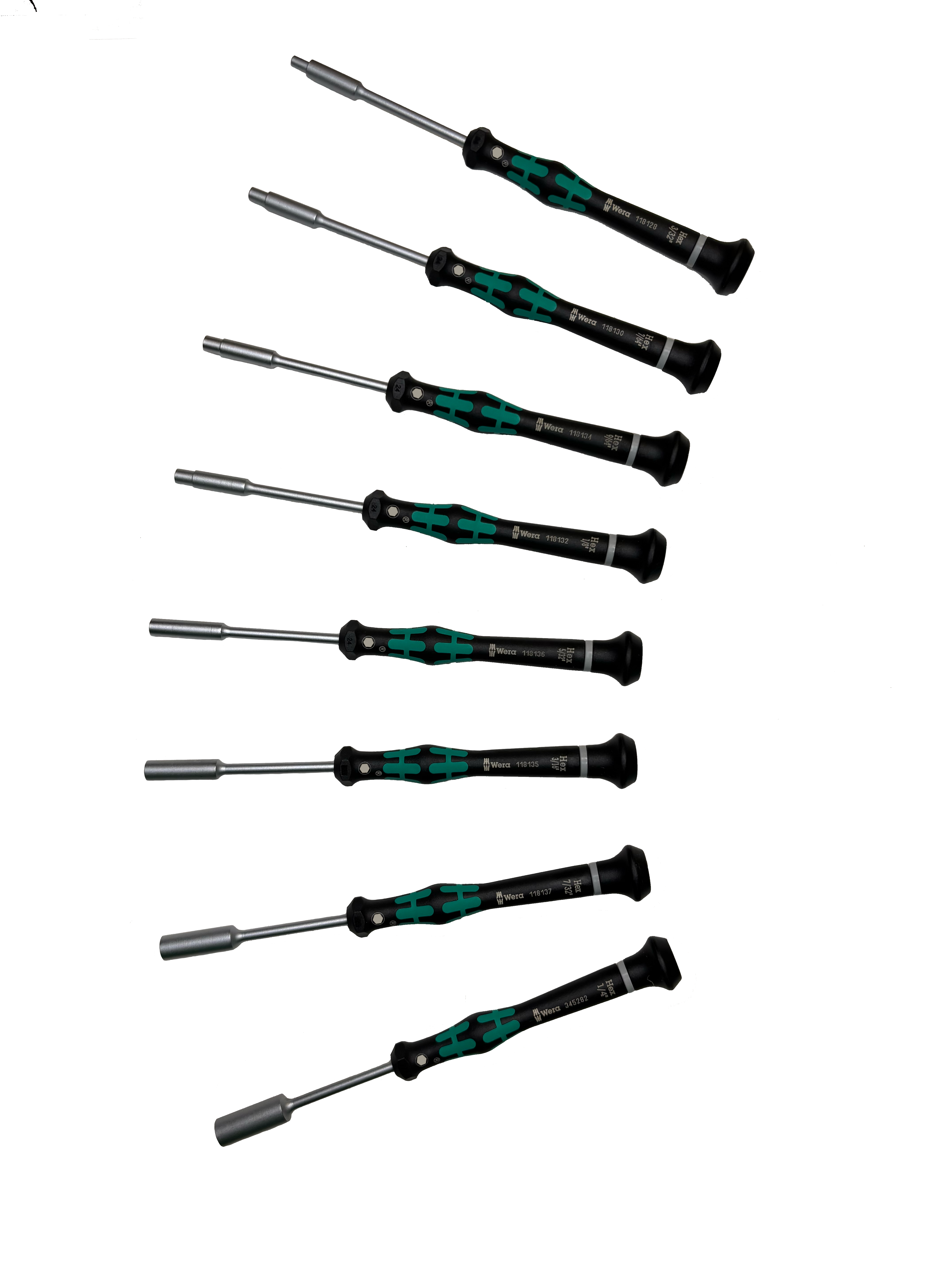Wera 2069/8 SW 3/32" - SW 1/4" SCREWDRIVER SET 05345279001
