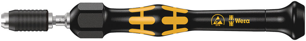 Wera 1430 ESD Kraftform Micro adjustable torque screwdrivers (0.02-0.11 Nm) with quick-release chuck 05074802001