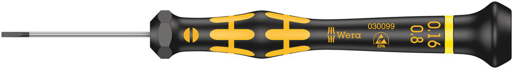 Wera 1578 A ESD Kraftform Micro screwdriver for slotted screws 05030099001