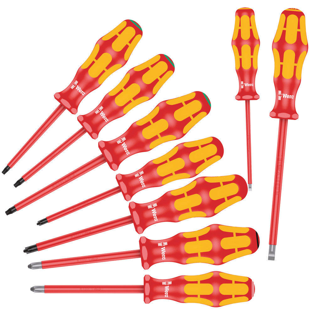 Wera 160 i/162 i/167 i/9 Screwdriver set Kraftform Plus Series 100 05133355001