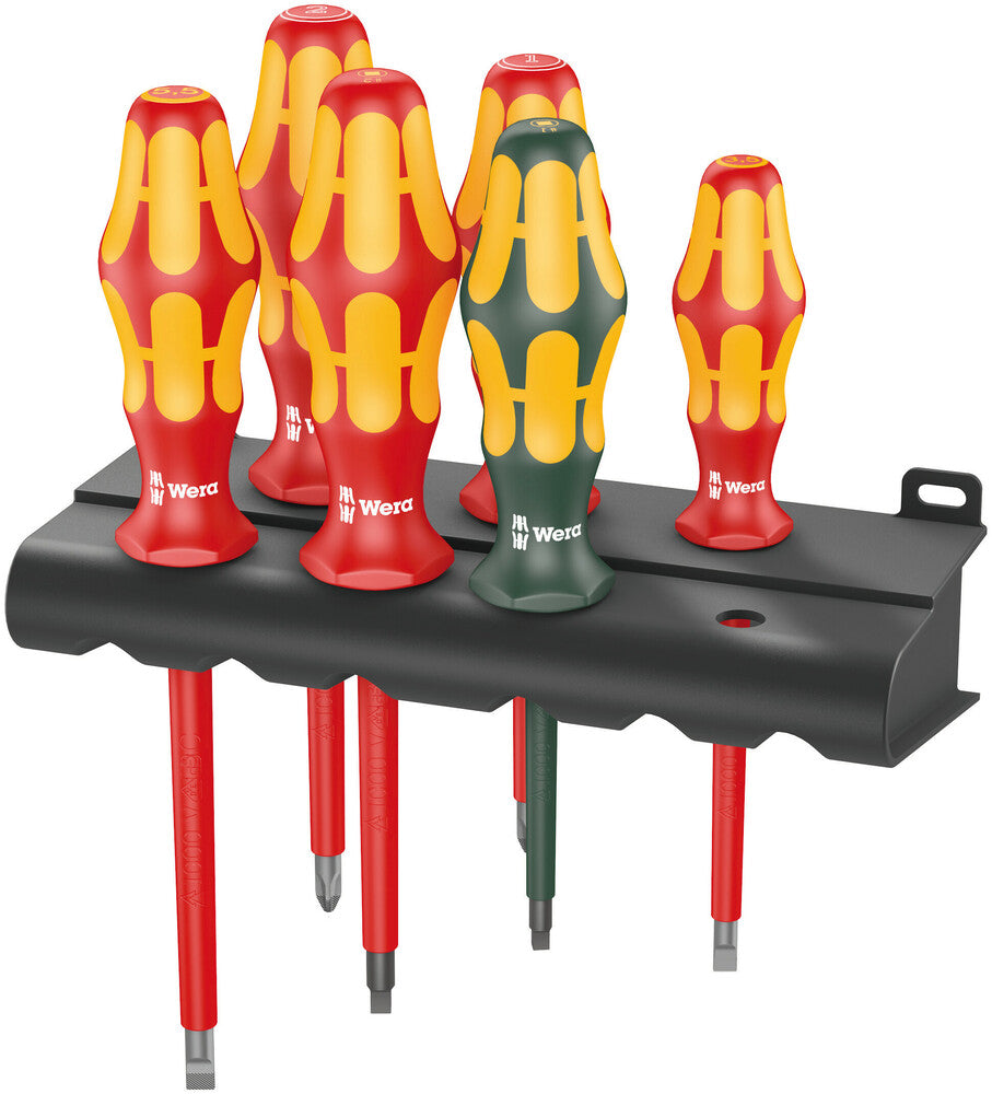 Wera 160 i/168 i/6 Rack Screwdriver set Kraftform Plus Series 100, and rack 05347777001