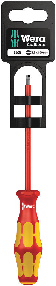 Wera 160 i SB VDE Insulated screwdriver for slotted screws 05100002001