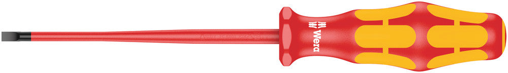 Wera 160 iS VDE Insulated screwdriver with reduced blade diameter for slotted screws 05006440001