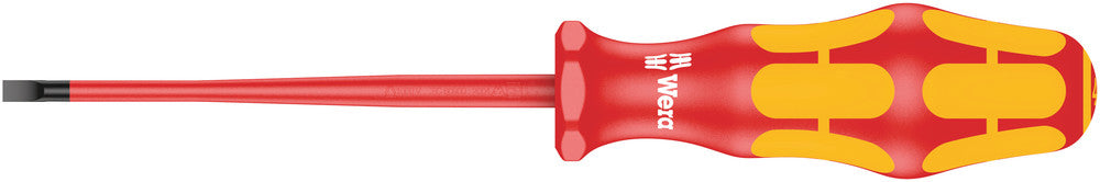 Wera 160 iS VDE Insulated screwdriver with reduced blade diameter for slotted screws 05006441001