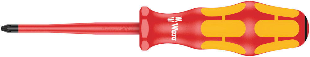 Wera 165 iS PZ VDE Insulated screwdriver with reduced blade diameter for Pozidriv screws 05006460001