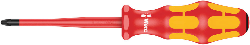 Wera 165 iS PZ VDE Insulated screwdriver with reduced blade diameter for Pozidriv screws 05006461001