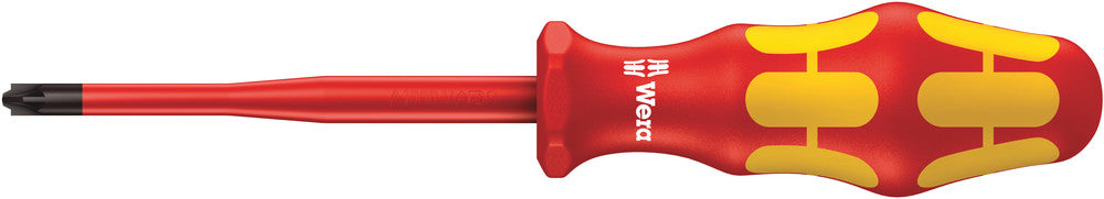 Wera 165 iS PZ/S VDE Insulated screwdriver with reduced blade diameter for PlusMinus screws (Pozidriv/slotted) 05006466001