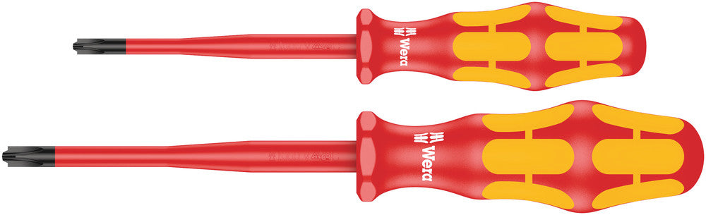 Wera 165 iS PZ/S # 1 + 2 Screwdriver set Kraftform Plus series 100. With reduced blade diameter 05006470001