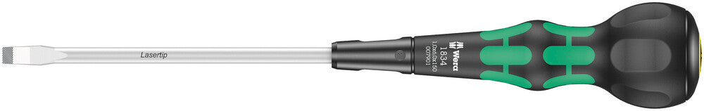 Wera 1834 Kraftform Ball-Grip Slotted screwdriver - workshop blade 05007901001