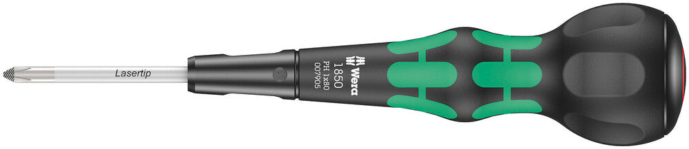 Wera 1850 PH Kraftform Ball-Grip Phillips-head screwdriver 05007905001