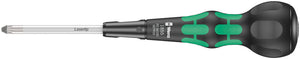 Wera 1855 PZ Kraftform Ball-Grip Pozidriv-head screwdriver 05007910001