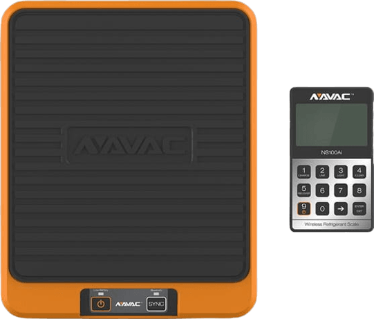 NAVAC NRS3i01 - Wireless Refrigerant Scale w. Large Weighing Platform