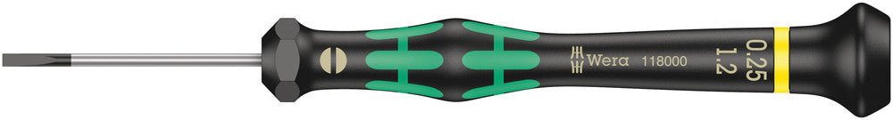 Wera 2035 Screwdriver for slotted screws for electronic applications 05118000001