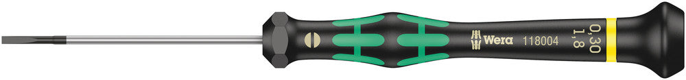 Wera 2035 Screwdriver for slotted screws for electronic applications 05118004001