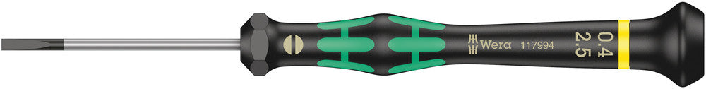 Wera 2035 Screwdriver for slotted screws for electronic applications 05117994001