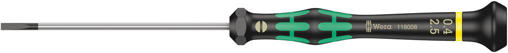 Wera 2035 Screwdriver for slotted screws for electronic applications 05118008001