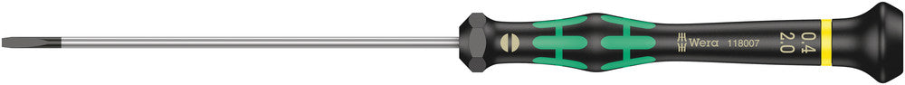 Wera 2035 Screwdriver for slotted screws for electronic applications 05117995001