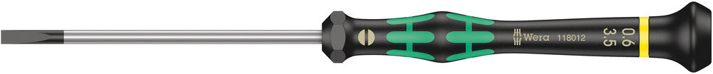 Wera 2035 Screwdriver for slotted screws for electronic applications 05118012001